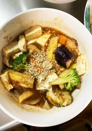 肉無ほんのりシーフード梅照り味春雨炒め煮-レシピのメイン写真