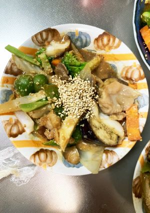 きな粉でコク旨炒飯味豚こま大根青椒肉絲風-レシピのメイン写真