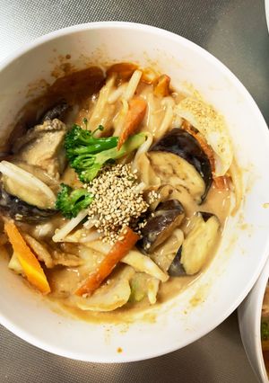 レンジ肉無チクワきな粉オーロラ味野菜炒め-レシピのメイン写真