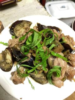 茄子と豚バラの甘酢炒め-レシピのメイン写真