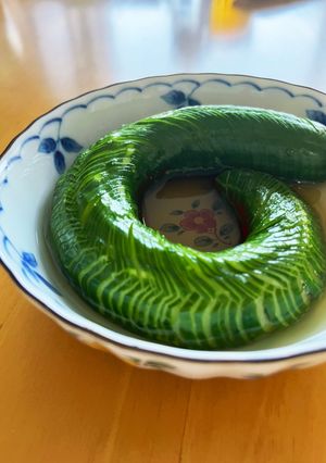 蛇腹きゅうりの酢の物-レシピのメイン写真
