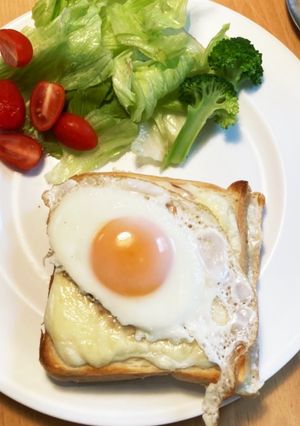 クロックマダムで朝ごはん♪-レシピのメイン写真