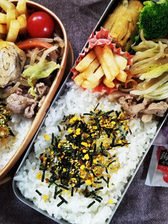 野菜炒め弁当(10.15)-レシピのメイン写真