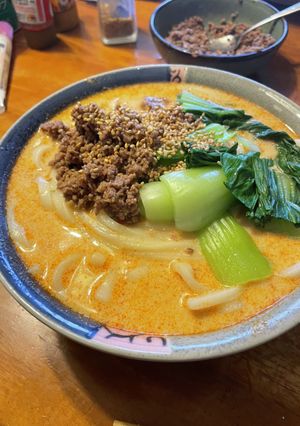 豆乳坦々麺「プッチとうどん坦々麺アレンジ-レシピのメイン写真