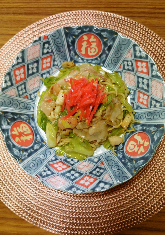 ヨウサマの減塩海鮮あんかけ焼きそば-レシピのメイン写真