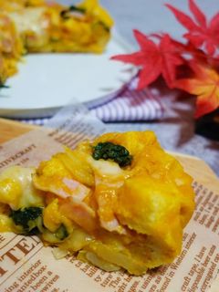 炊飯器で作るかぼちゃのパンキッシュ-レシピのメイン写真