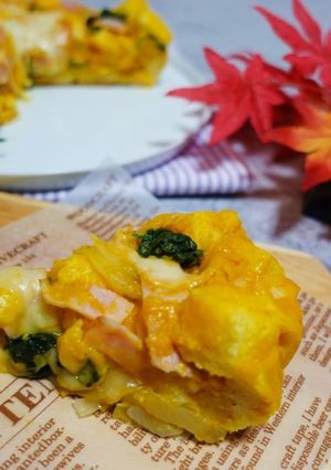 炊飯器で作るかぼちゃのパンキッシュ-レシピのメイン写真