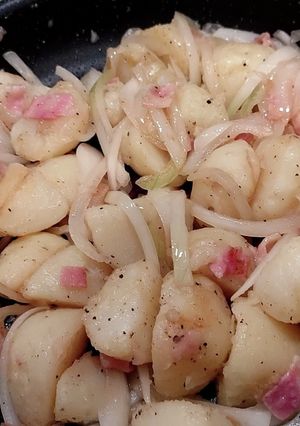 白だしで作ったジャーマンポテト風-レシピのメイン写真