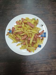 じゃがいもとウインナー炒め-レシピのメイン写真