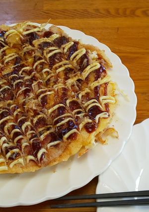 野菜たっぷり♡米粉のお好み焼き♪-レシピのメイン写真