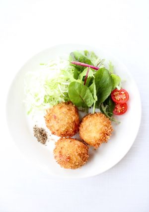 美味しい〜【生ハムとチーズのコロッケ】-レシピのメイン写真