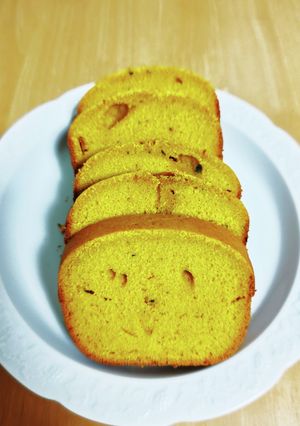 ♬HBでしっとりかぼちゃのケーキ♬-レシピのメイン写真