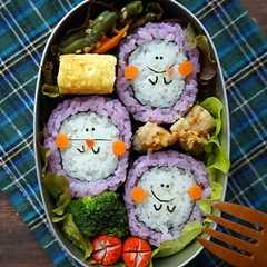 รูปของ キャラ弁☆おばけちゃん海苔巻き