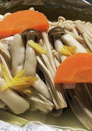 お刺身のホイル焼き(オーブンで!)-レシピのメイン写真