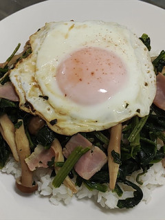 簡単ほうれん草ソテーライス~ご飯もりもり-レシピのメイン写真