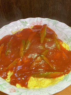 トマトソースでイタリアンな天津飯?-レシピのメイン写真