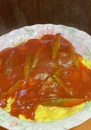 トマトソースでイタリアンな天津飯？-レシピのメイン写真