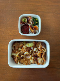 中学生野球弁当69|豚たま照り焼き丼-レシピのメイン写真