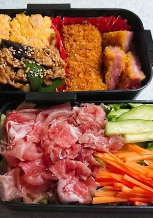 お弁当盛り付け(3)-レシピのメイン写真