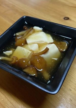 あともう一品って時に豆腐となめこあんかけ-レシピのメイン写真