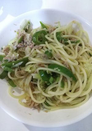 覚書 無限ピーマン風パスタ-レシピのメイン写真