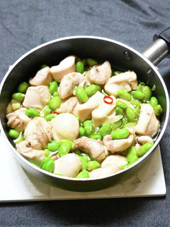 鮭の白子と枝豆のアヒージョ-レシピのメイン写真