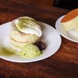 和カフェ気分 米粉の抹茶パンケーキ