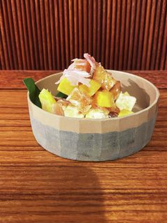 柿とコリンキーとクリームチーズのサラダ-レシピのメイン写真