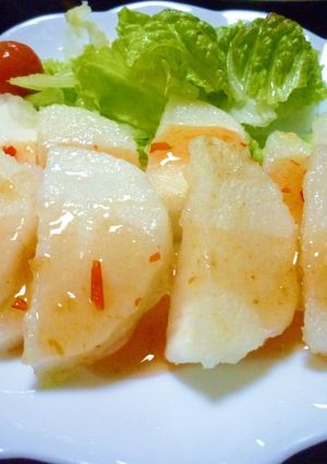 簡単★サクサク★長いものチリソース和え-レシピのメイン写真