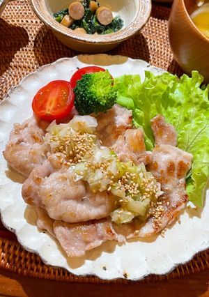 レモンネギ塩ダレがけ ♩ポークソテー-レシピのメイン写真
