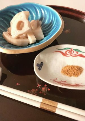 【火を使わない♪】蓮根をカレー塩で☆-レシピのメイン写真
