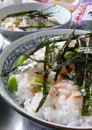★鮭と枝豆の混ぜご飯★-レシピのメイン写真