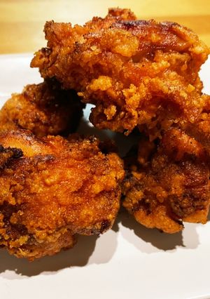 トマトジュースと米粉でジューシーな唐揚げ-レシピのメイン写真