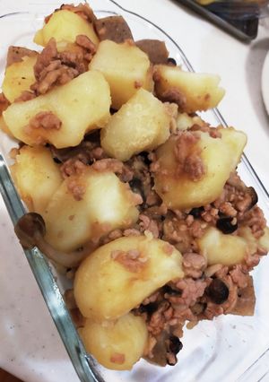 レンジで簡単!!じゃがいもの甘辛煮-レシピのメイン写真