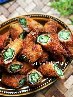 オクラの大葉肉巻きフライ-レシピのメイン写真