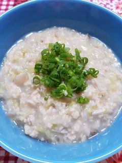 舞茸と白菜のオートミール粥-レシピのメイン写真