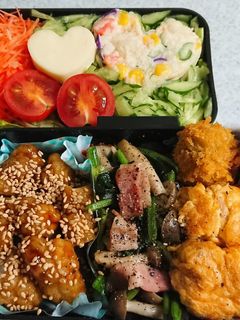 お弁当盛り付け(21)-レシピのメイン写真
