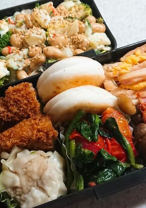 お弁当盛り付け(23)-レシピのメイン写真