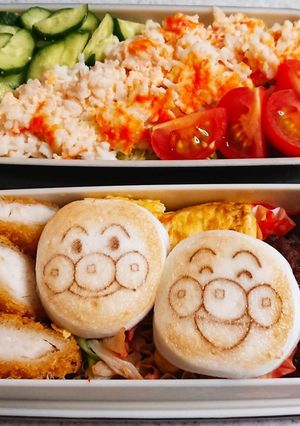 お弁当盛り付け(25)-レシピのメイン写真