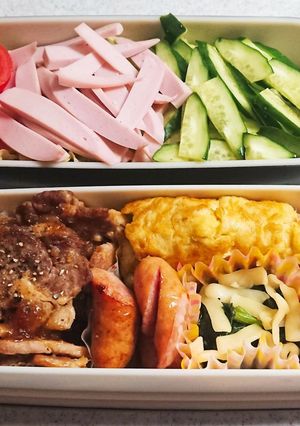 お弁当盛り付け(26)-レシピのメイン写真