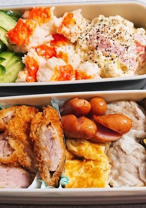 お弁当盛り付け(27)-レシピのメイン写真