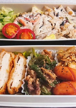 お弁当盛り付け(32)-レシピのメイン写真