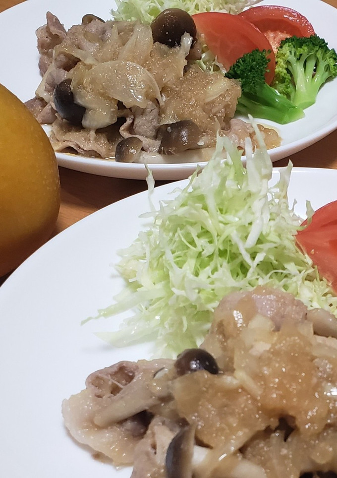 すりおろし梨の生姜焼き-レシピのメイン写真