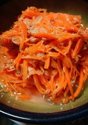 おうちごはん 家飲み2人(人参サラダ)-レシピのメイン写真