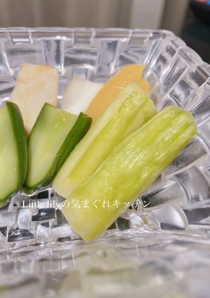 アスパラガスの茎の糠漬け-レシピのメイン写真