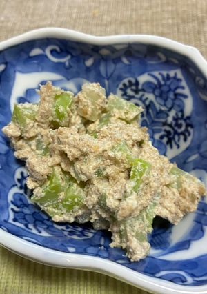 ブロッコリー茎の白和え-レシピのメイン写真