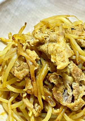 カレー豚もやし-レシピのメイン写真