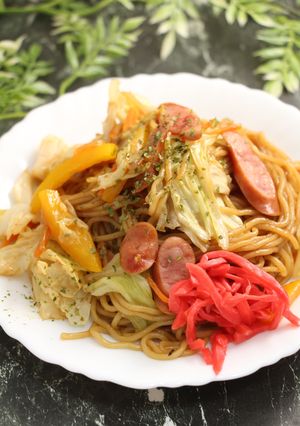 簡単！シャウエッセン焼きそば-レシピのメイン写真