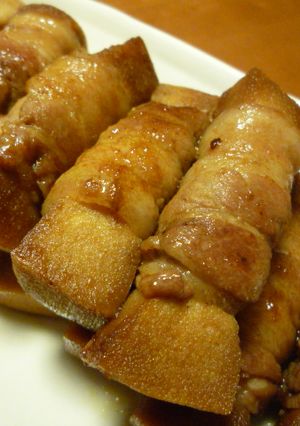 焼肉のたれで♪高野豆腐の豚バラ巻き-レシピのメイン写真