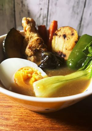 冷蔵庫材料！簡単なんちゃってスープカレー-レシピのメイン写真